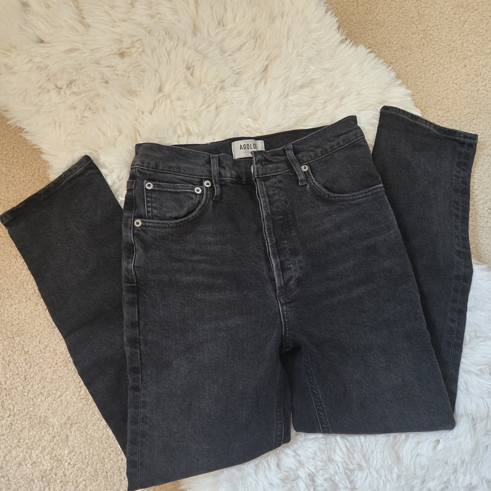 Agolde Charcoal Denim Jeans
